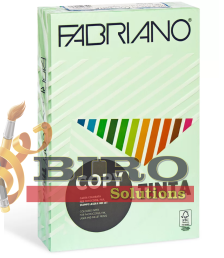 Hîrtie colorată A4 FABRIANO Tinta Verde Chiaro, 80 gr/m2, 500 foi, pastel, verde deschis